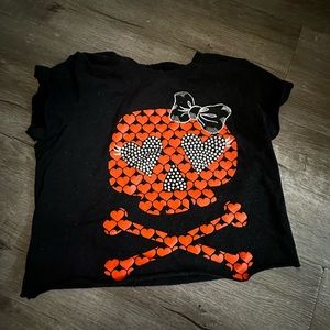 Punk rock skull tee